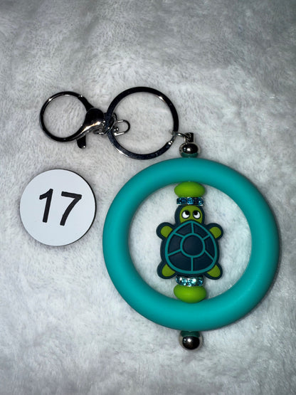 Circle Bar Keychain