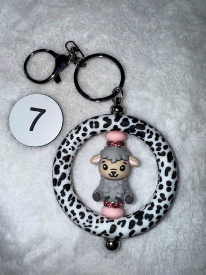 Circle Bar Keychain